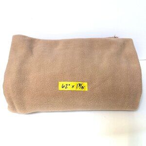 Tan Fleece Fabric 1 7/8 Yards by 62 inches Wide Yardage for Sewing